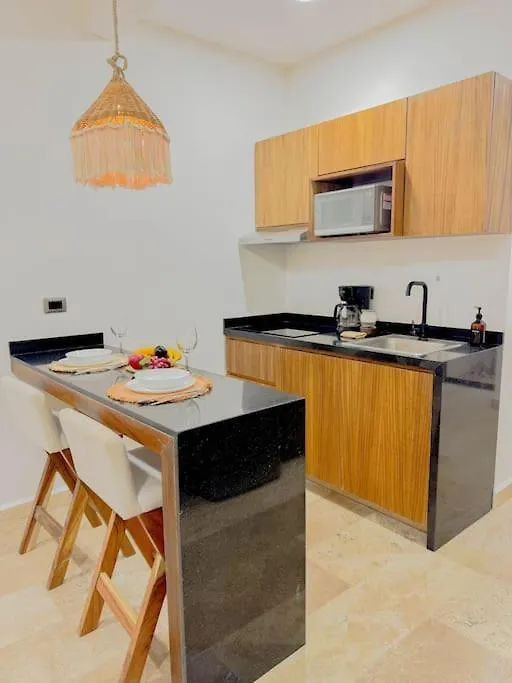 Estudio Bohemio Con Jacuzzi Privado Naia B8 Tulum Apartment