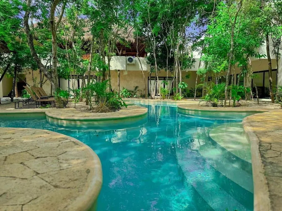 Estudio Bohemio Con Jacuzzi Privado Naia B8 Tulum Mexico