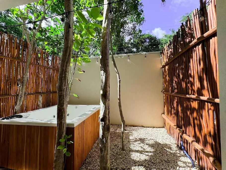 Estudio Bohemio Con Jacuzzi Privado Naia B8 Tulum Apartment