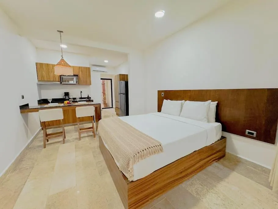 Estudio Bohemio Con Jacuzzi Privado Naia B8 Tulum 0*,